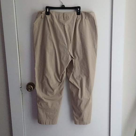 Women's Venezia Khaki Pants - Picture 3 of 9